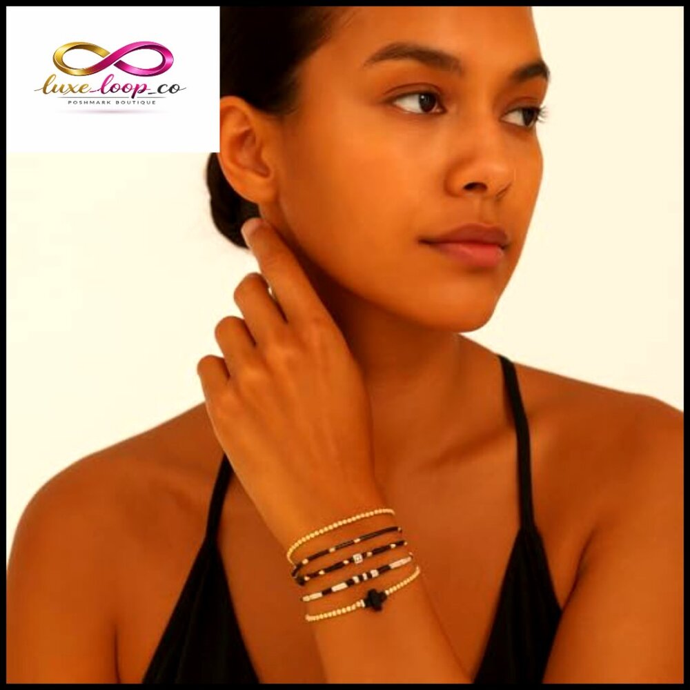 14k Plated Adjustable Stackable Dainty Cross Brac… - image 5